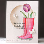 Penny Black Rain Or Shine Clear Stamps 31-098 butterflies