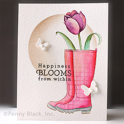 Penny Black Rain Or Shine Clear Stamps 31-098 butterflies