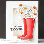 Penny Black Rain Or Shine Cut Out Dies 51-858 blooms