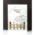 Penny Black Resting Picket Cling Stamp 40-940 fence