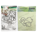 Penny Black Rock On Clear Stamp and Die Set