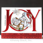 Penny Black Rock On Clear Stamp and Die Set