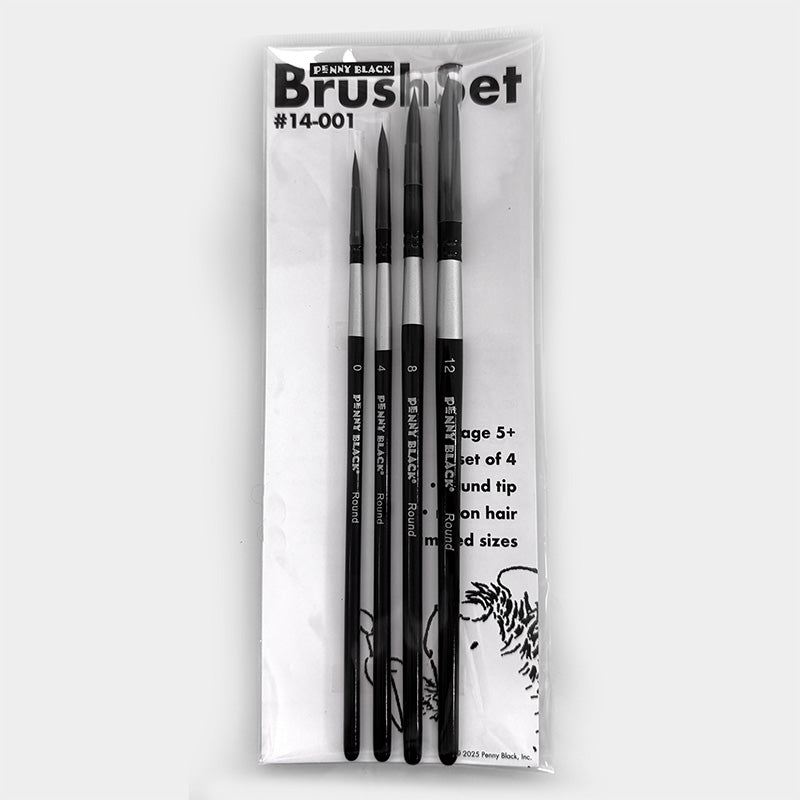 Penny Black Round Brush Set 14-001