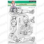 Penny Black Sending Smiles Clear Stamp and Die Set image 1