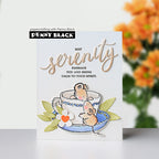 Penny Black Serene Clear Stamps 31-241 teacup
