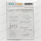 Penny Black Shimmering Peace Stick and Shine Sheets 15-018
