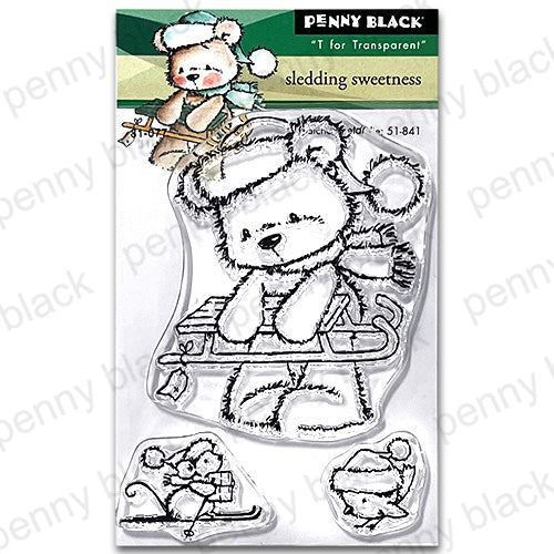 Penny Black Sledding Sweetness Clear Stamps 31-077