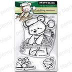 Penny Black Sledding Sweetness Clear Stamps 31-077