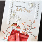 Penny Black Snow Builder Clear Stamps 31-070 red