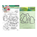 Penny Black Snow Day Clear Stamp and Cut Out Die Set