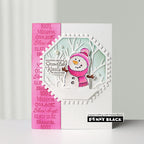 Penny Black Snow Day Clear Stamps 31-181 snowman