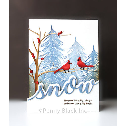 Penny Black Snow Edger Dies 51-833 cardinals
