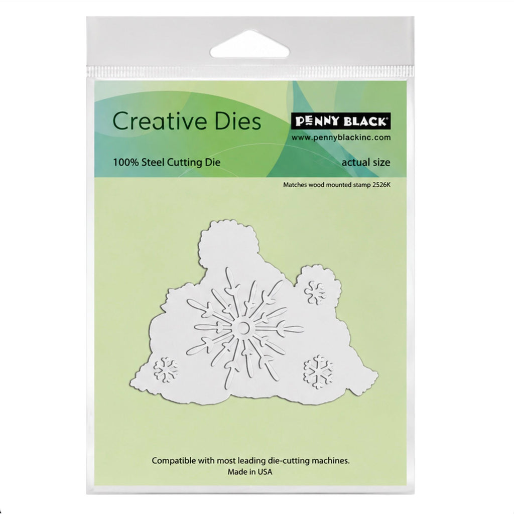 Penny Black Snow Family Cut Out Thin Metal Dies 51-395
