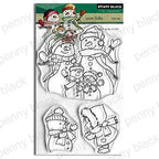 Penny Black Snow Folks Clear Stamps 31-119