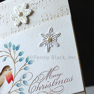 Penny Black Snowflakes Stick and Shine Sheets 15-020