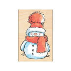 Penny Black Snowy Mounted Rubber Stamp and Frosty's Snow Die Set product image 1