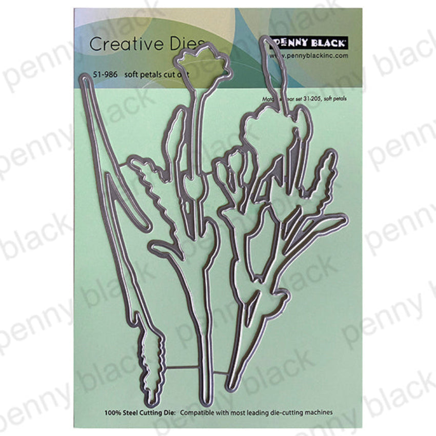 Penny Black Soft Petals Cut Out Coordinating Dies 51-986