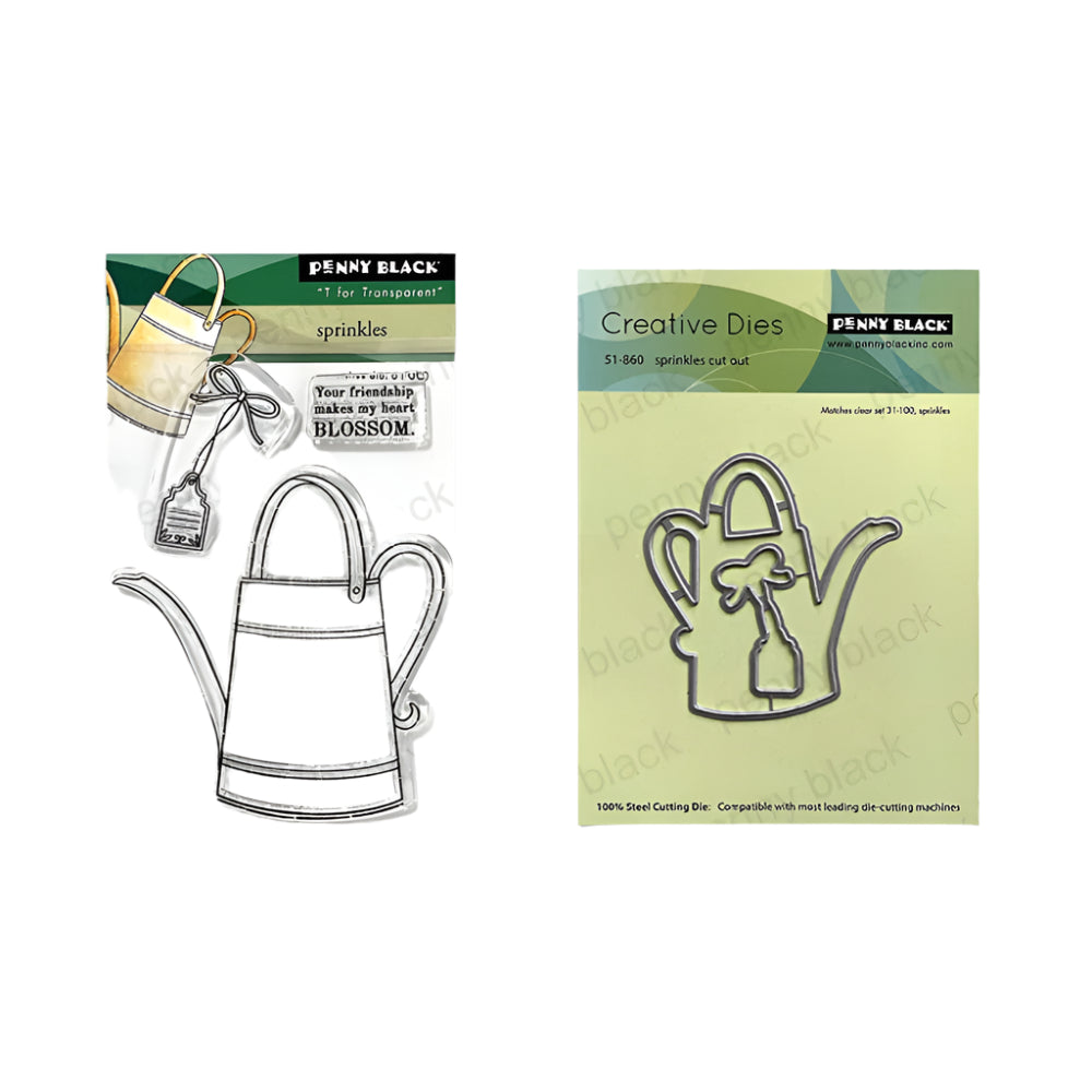 Penny Black Sprinkles Clear Stamp and Die Set