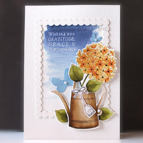 Penny Black Sprinkles Clear Stamp and Die Set orange