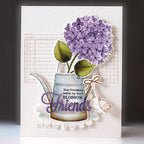 Penny Black Sprinkles Clear Stamp and Die Set purple