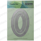 Penny Black Stitched Ellipse Frame Dies 52-036