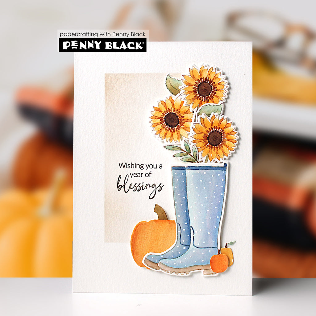 Penny Black Sunflowers Cut Out Dies 51-871 blessings