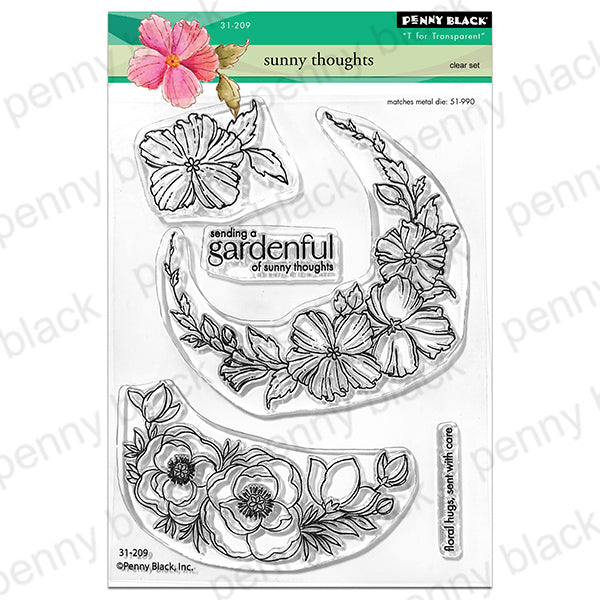 Penny Black Sunny Thoughts Clear Stamps 31-209