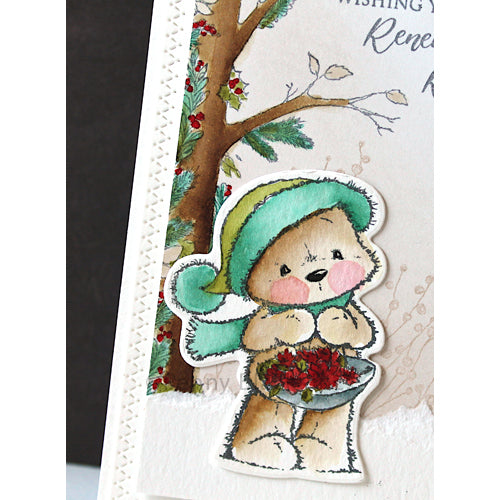 Penny Black Sweet Christmas Cut Out Dies 51-840 bear