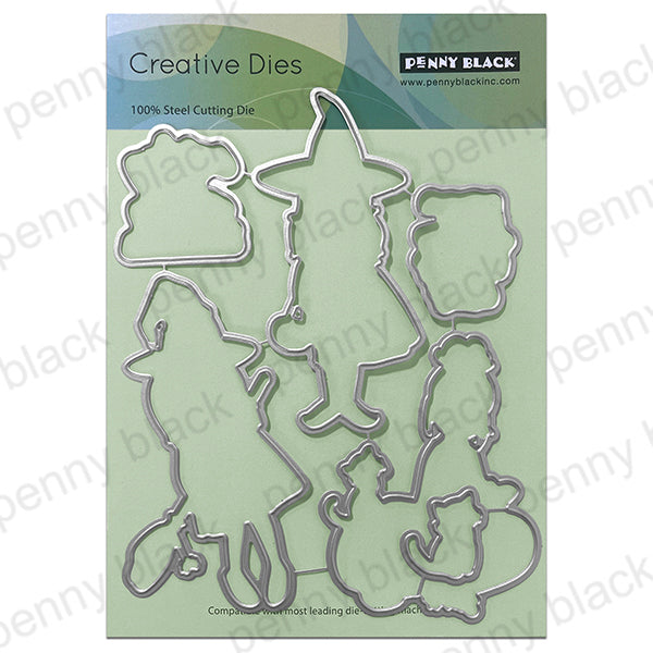 Penny Black Sweet Halloween Clear Stamp and Die Set product image 2