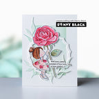Penny Black Sweet Rose Cut Out Dies 51-968 lucky