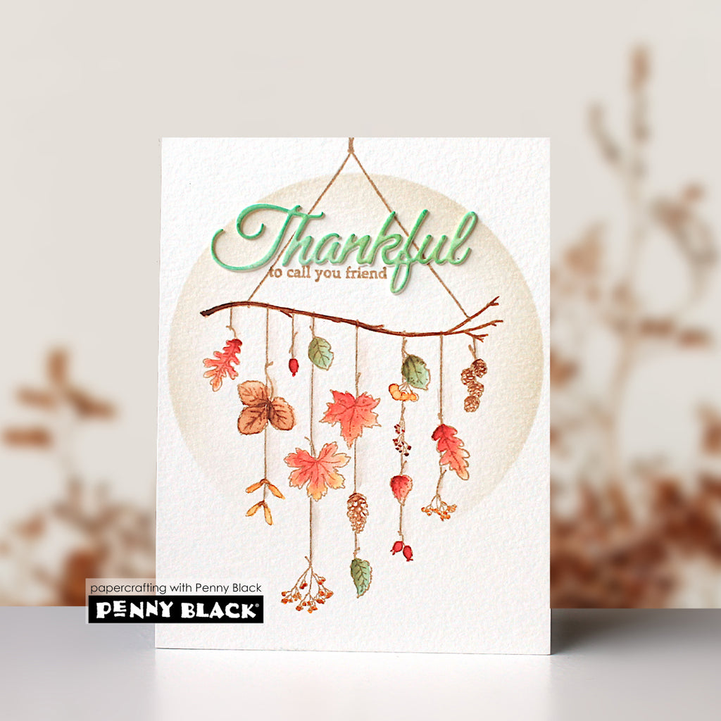 Penny Black Swirling Clear Stamps 31-162 friend