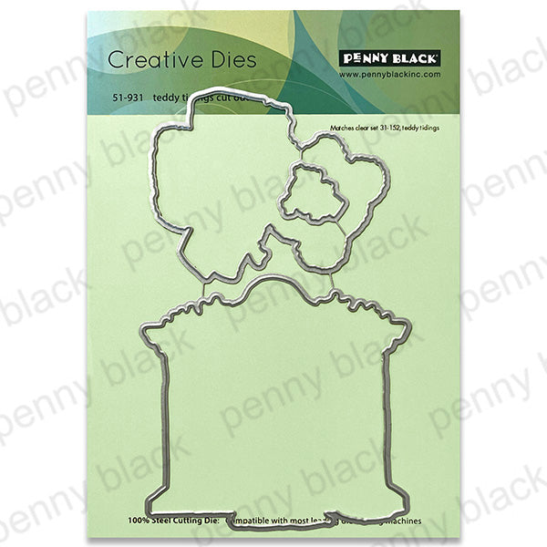 Penny Black Teddy Tidings Cut Out Coordinating Dies 51-931