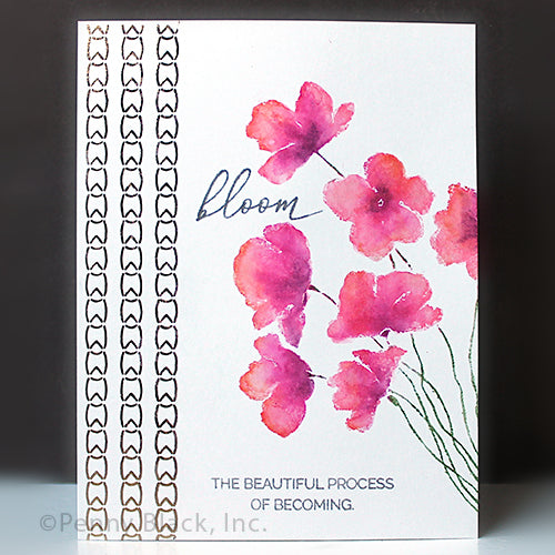 Penny Black Thrive Cling Stamp 40-956 bloom