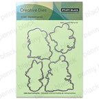 Penny Black Tiny Tinsel Clear Stamp and Die Set image 2