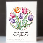 Penny Black Tulip Bunch Clear Stamps 31-137 inspire