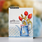Penny Black Tulip Quartet Thin Metal Creative Dies 52-006 gratitude