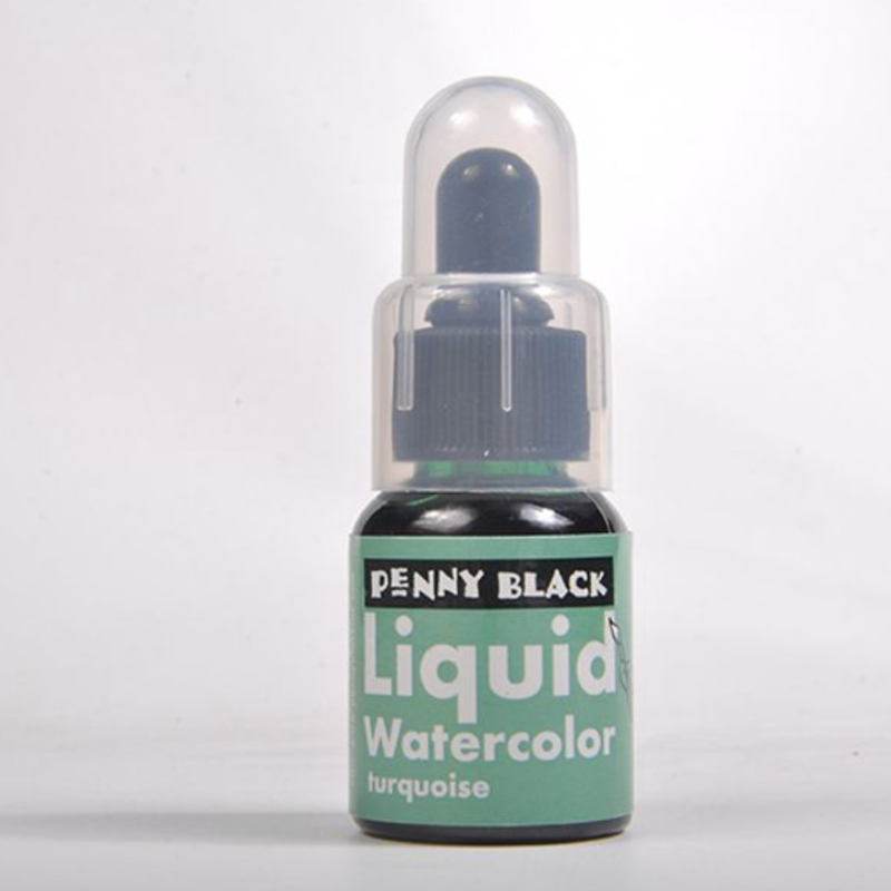 Penny Black Turquoise Liquid Watercolor 75-033