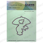 Penny Black Umbrellas Clear Stamp and Die Set image 2