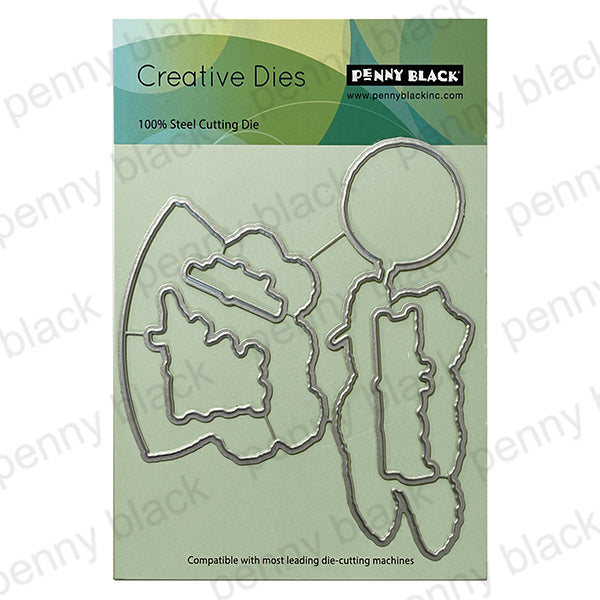 Penny Black Up Up and Away Cut Out Coordinating Dies 51-991