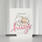 Penny Black Up Up and Away Cut Out Coordinating Dies 51-991 hugging bears