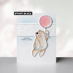 Penny Black Up Up and Away Cut Out Coordinating Dies 51-991 pink balloon