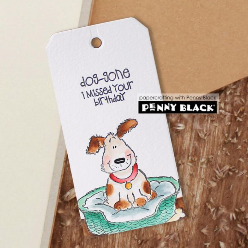 Penny Black Vanilla Liquid Watercolor 75-007 dog