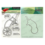 Penny Black Wheelbarrow Clear Stamp and Die Set