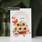 Penny Black Wheelbarrow Cut Out Coordinating Dies 51-870 butterflies