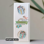 Penny Black Whimsical Clear Stamp and Die Set butterflies