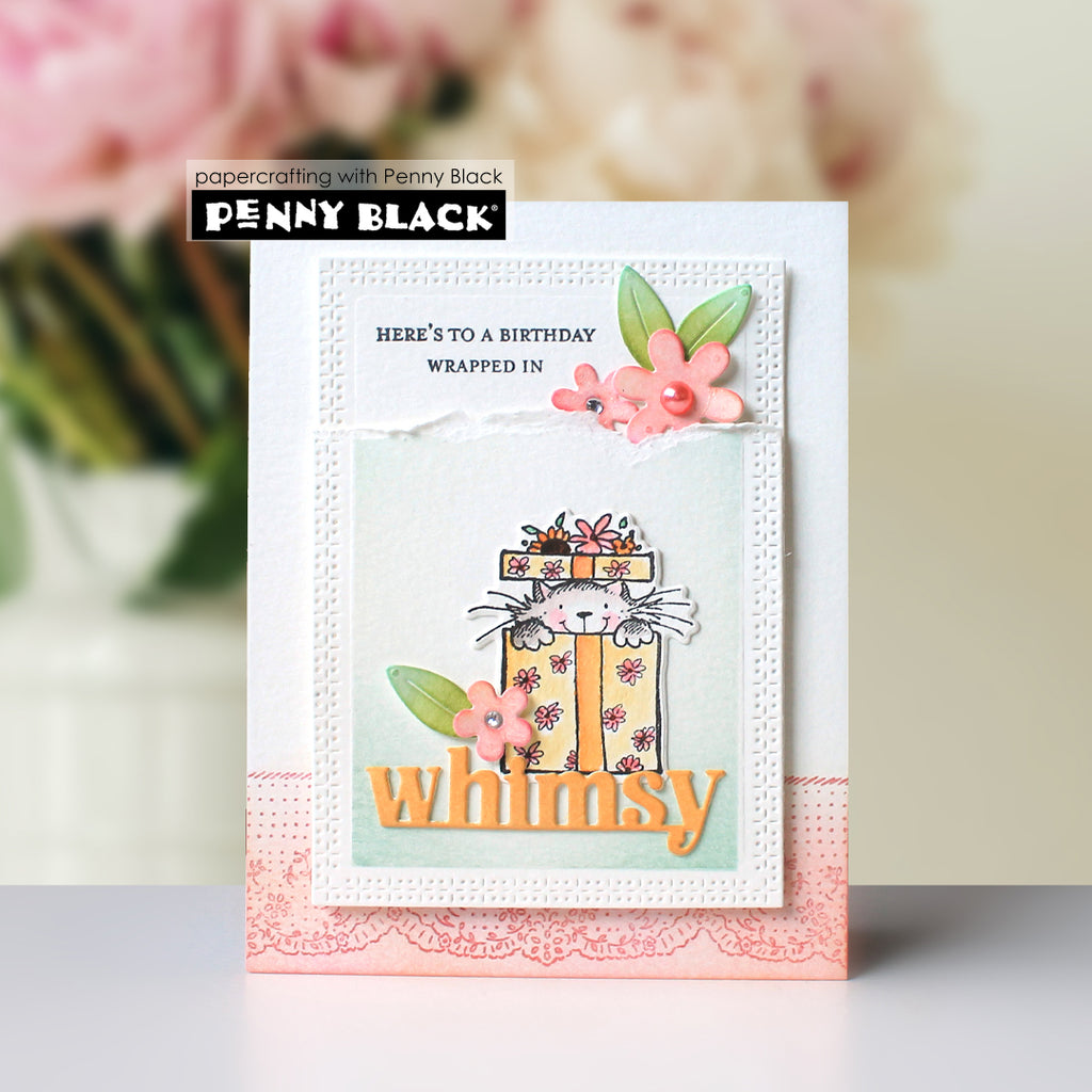 Penny Black Whimsy Edger Dies 52-008 happy birthday