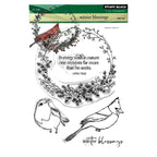 Penny Black Winter Blessings Clear Stamp and Die Set image 1