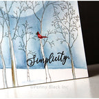 Penny Black Winter Magic Clear Stamps 31-090 cardinal