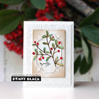 Penny Black Winter Sprig Thin Metal Creative Die 51-853 jolly