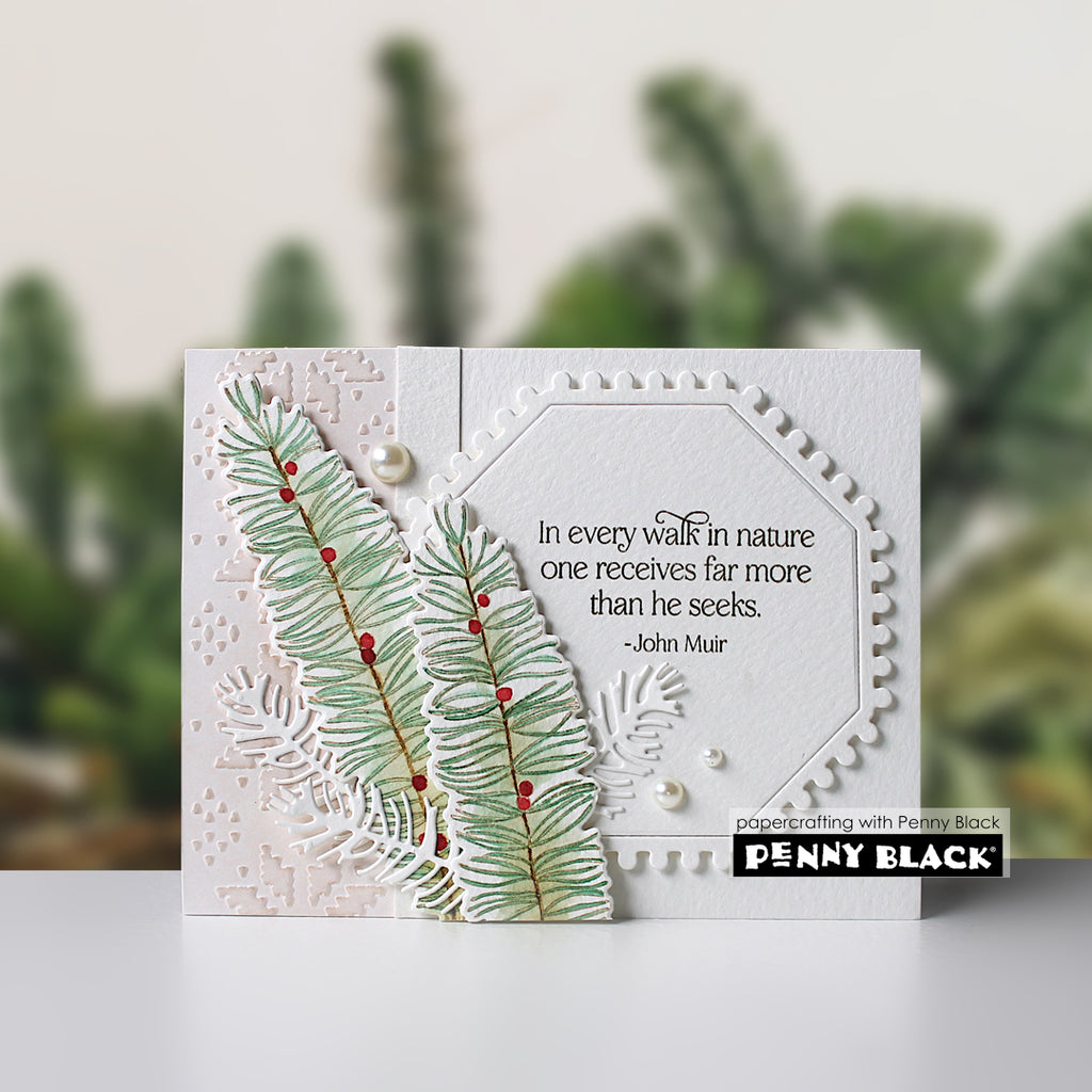 Penny Black Winter Wisdom Clear Stamps 31-173 nature